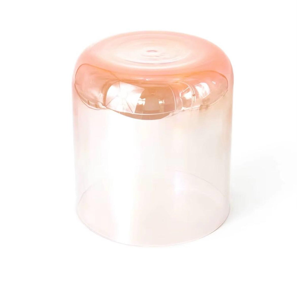 Orange Gradient Crystal Singing Bowl | 6–12 Inches | 440Hz or 432Hz | 99.9% Pure Quartz