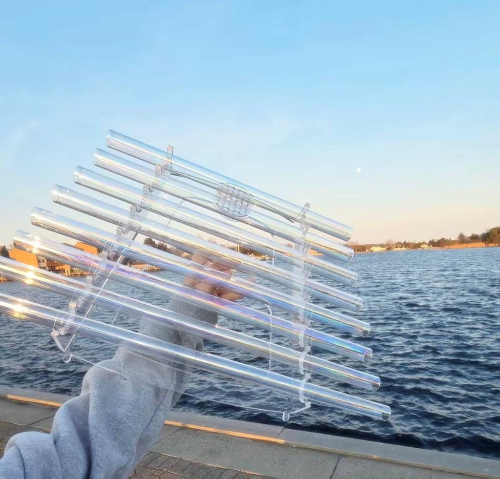 Crystal Harp – Clear Quartz Sound Healing Instrument for Meditation, Chakra Alignment & Sacred Ceremony