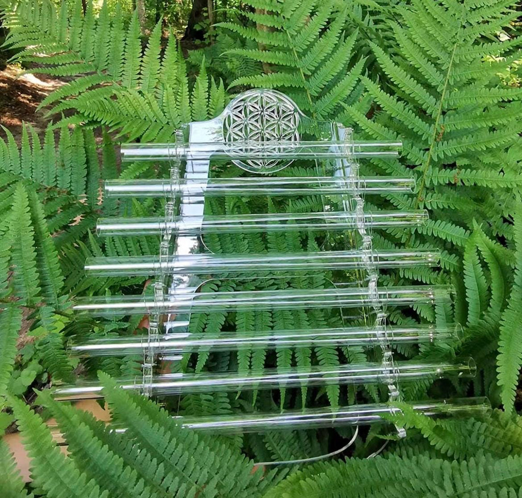 Crystal Harp – Clear Quartz Sound Healing Instrument for Meditation, Chakra Alignment & Sacred Ceremony